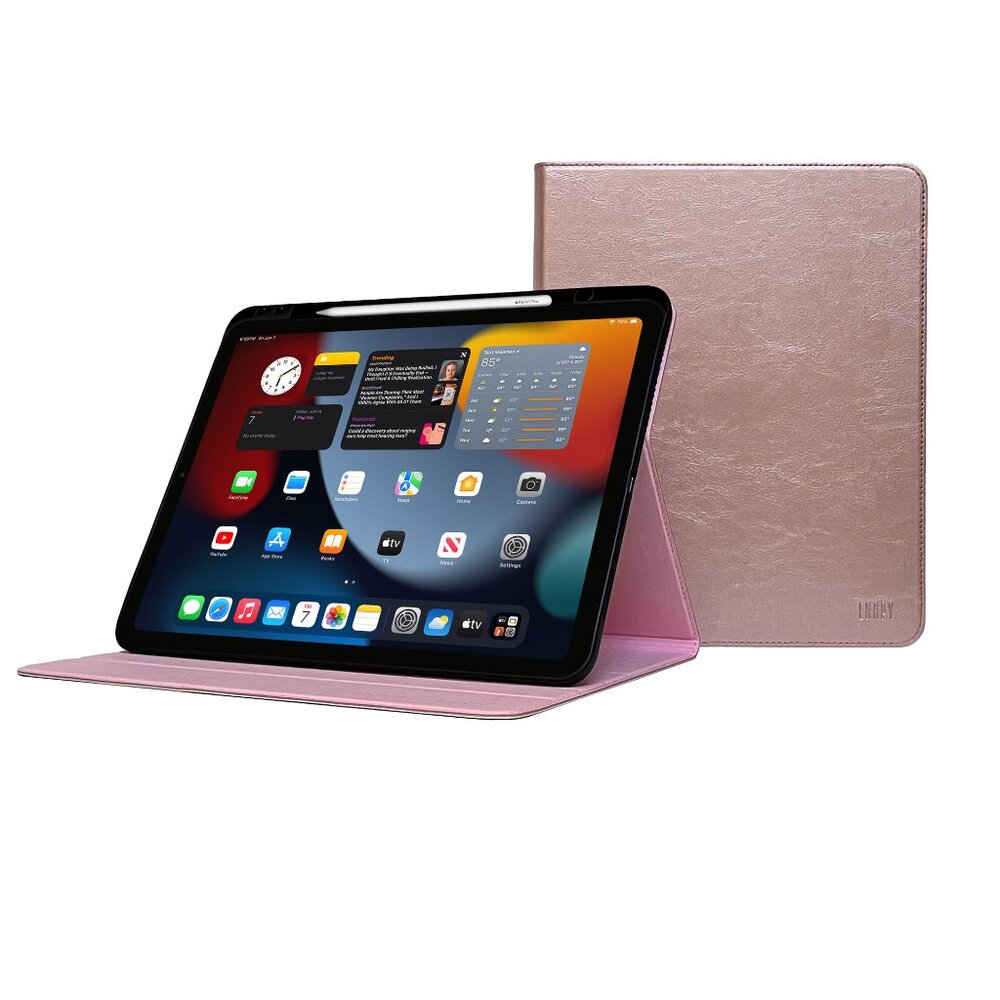 ENAPY iPad Air 13" (M2) Leather Case - 2024 - With Pencil Holder - Sleep/Wake